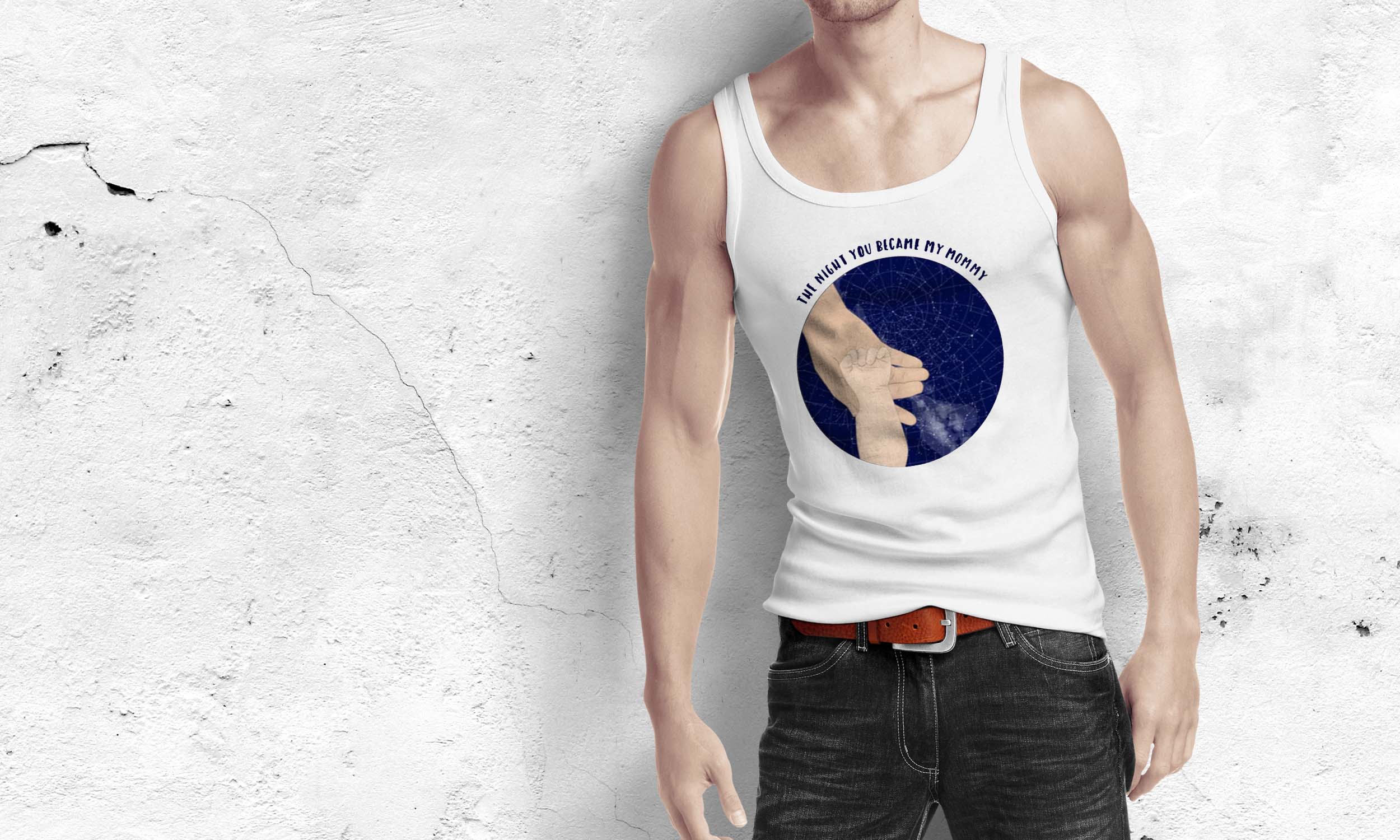 The night you became my mommy | Women's Flowy Scoop Muscle Tank